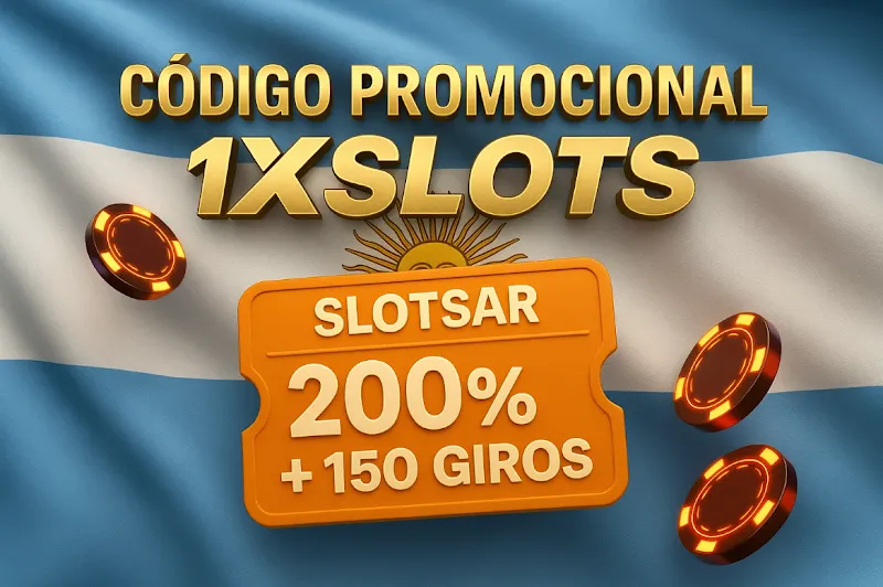 Beneficios del código promocional de casino en vivo 1xSlots Argentina