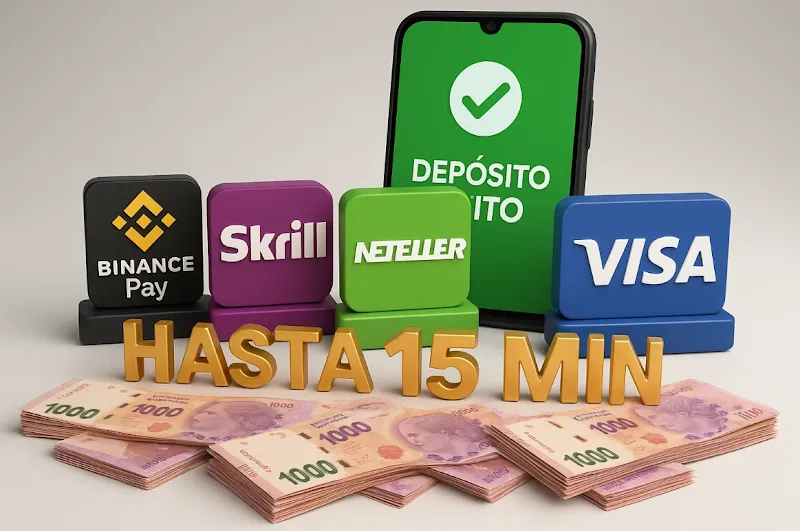 Métodos de pago y retiro en casino en vivo 1xSlots Argentina