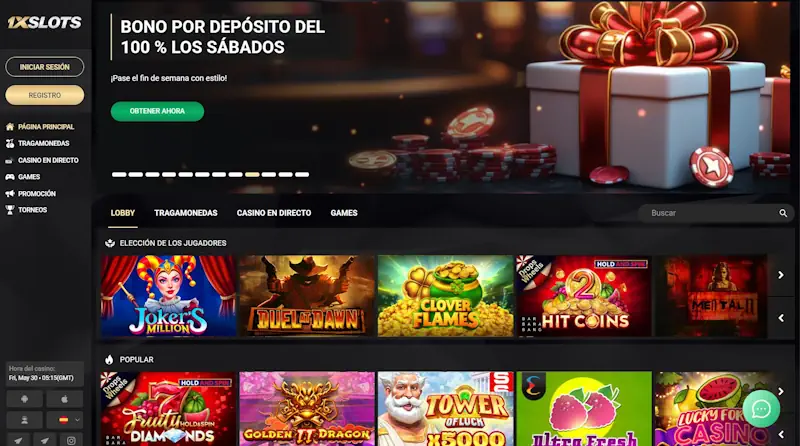 1xslots casino online en Argentina 2025